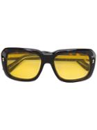 Gucci Eyewear - Square Frame Sunglasses - Unisex - Acetate - One Size, Brown, Acetate