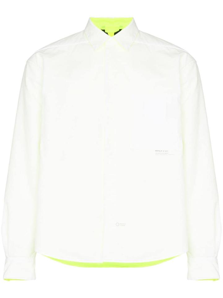 Portvel Logo Printed Harness Shirt - Yellow