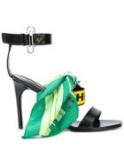 Off-white Scarf Knot Sandals - Black