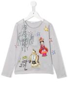 Dolce & Gabbana Kids 'wonderland' T-shirt, Girl's, Size: 8 Yrs, Grey