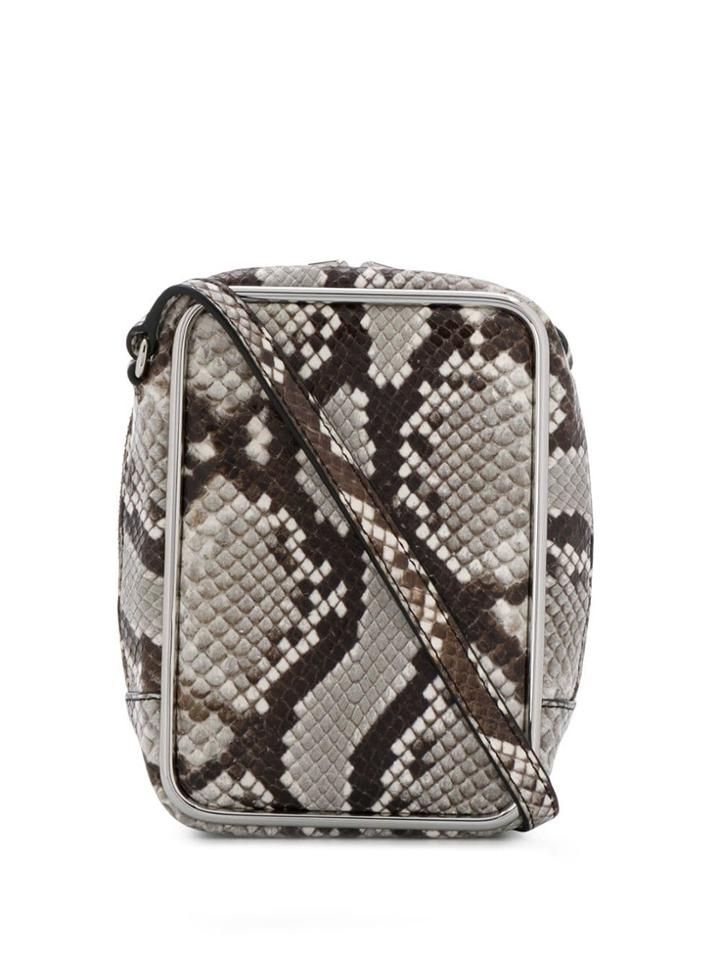 Alexander Wang Snakeskin Effect Shoulder Bag - Neutrals