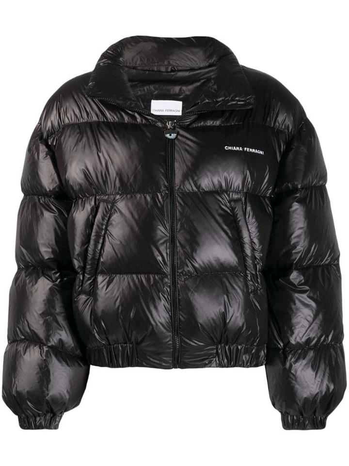 Chiara Ferragni Zipped Padded Jacket - Black