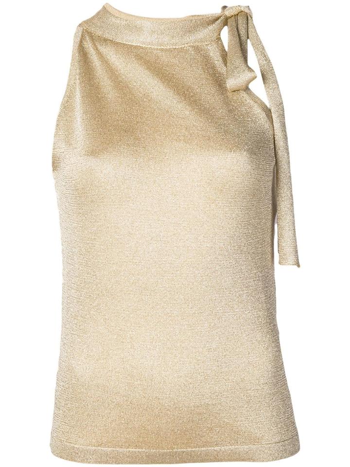 Missoni Shoulder-knot Tank Top - Gold