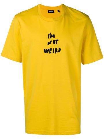 Diesel T-just-wo T-shirt - Yellow