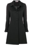 Blugirl Folies Lace Cuff Coat - Black