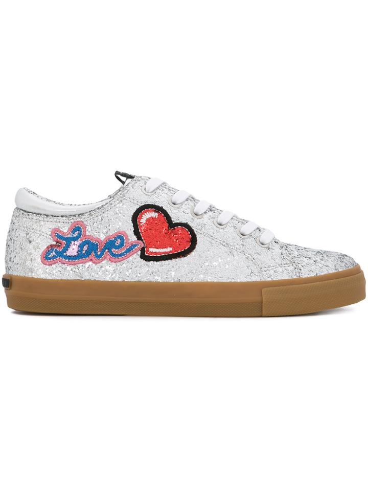 Love Moschino Glitter Sneakers - Metallic