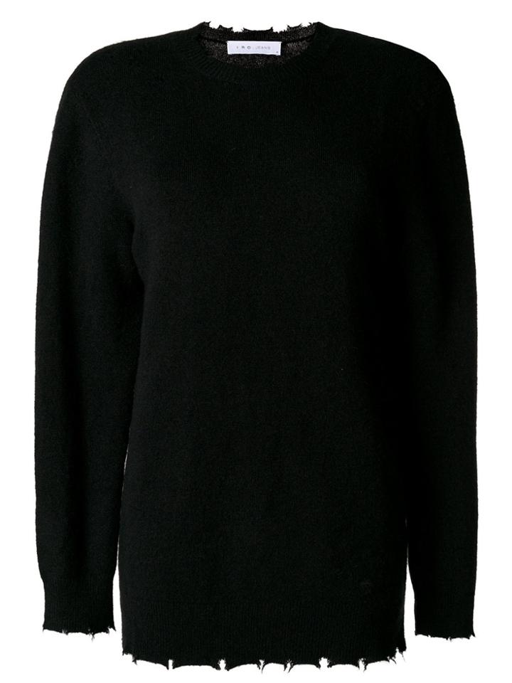 Iro Frayed Jumper - Black