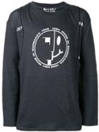 Misbhv Printed Reversible Ls T-shirt - Blue