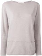 Fabiana Filippi Boat Neck Jumper, Women's, Size: 48, Nude/neutrals, Merino/silk/cashmere/brass