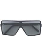 Saint Laurent Eyewear Betty Oversized Sunglasses - Black