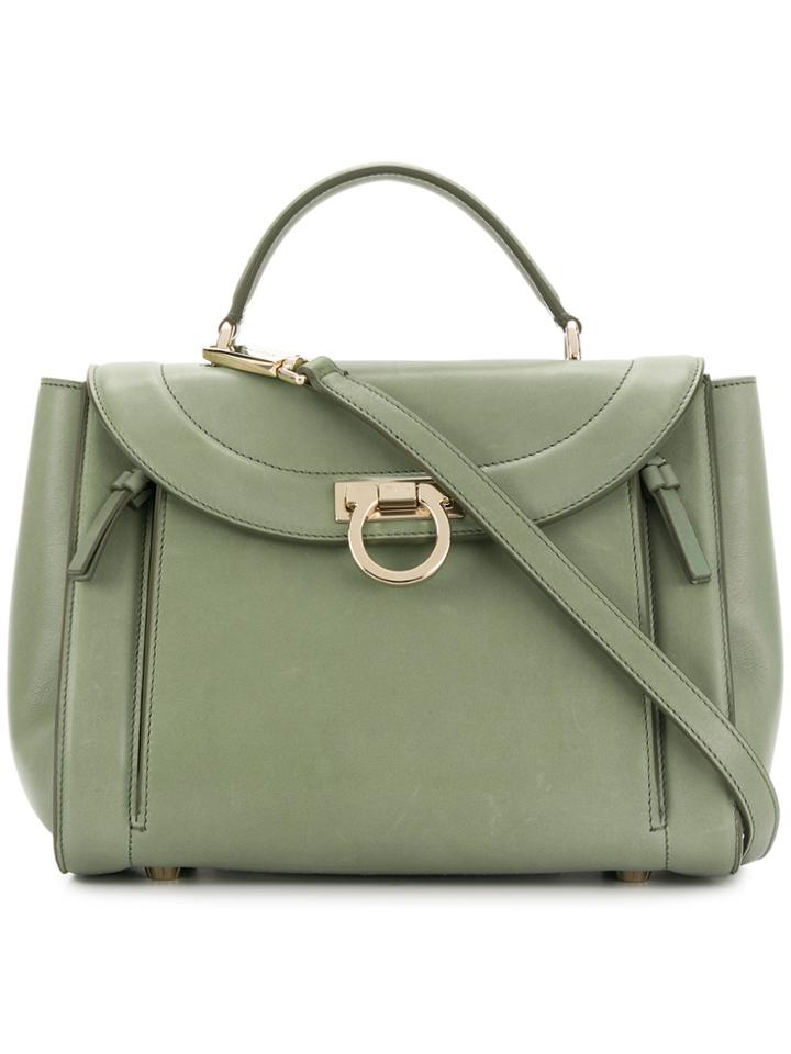 Salvatore Ferragamo Small Sofia Tote Bag - Green
