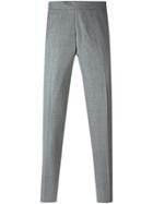 Fashion Clinic Timeless Grid Print Trousers - Grey