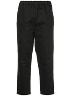 Marni Cropped Loose Fit Trousers - Black