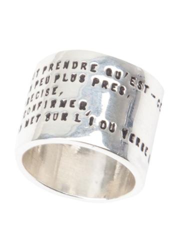 Thoraval 'a Kiss, One Verse' Ring