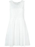 P.a.r.o.s.h. Lace Detail Dress, Women's, Size: M, White, Polyester/spandex/elastane/cotton