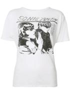 R13 - Sonic Youth T-shirt - Women - Cotton/spandex/elastane - S, White, Cotton/spandex/elastane