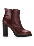 Sarah Chofakian Ankle Boots - Red