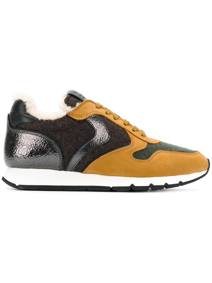 Voile Blanche Lace Up Trainers - Brown