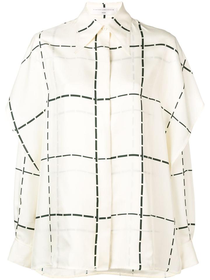 Victoria Beckham Scarf Detail Blouse - White