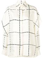 Victoria Beckham Scarf Detail Blouse - White