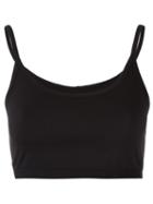 Helmut Lang Seamless Crop Top, Women's, Size: Small, Black, Nylon/spandex/elastane