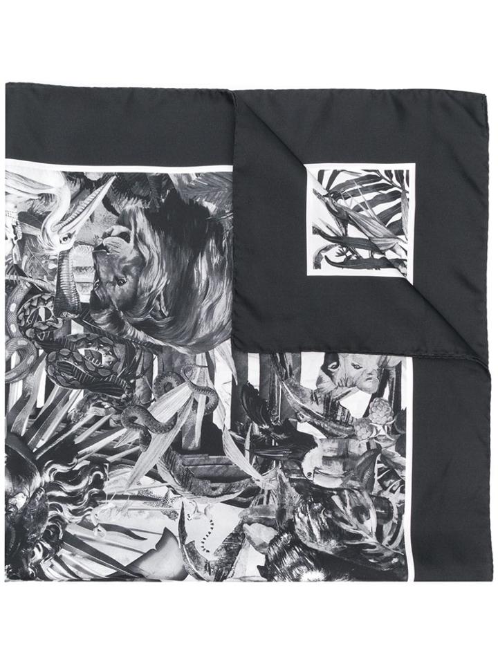 Philipp Plein Jungle Foulard Scarf - Black