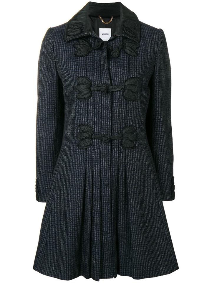 Moschino Vintage 2000's Tweed Coat - Black