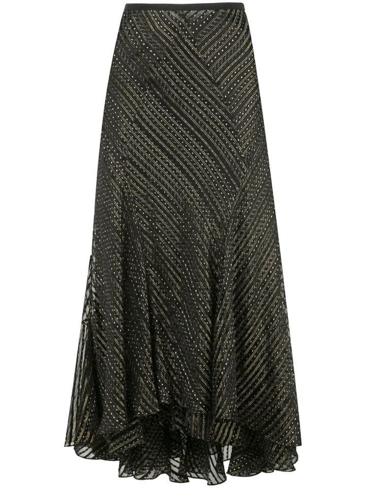 Diane Von Furstenberg Debra Crinkle Skirt - Black
