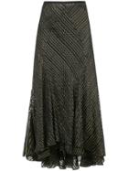 Diane Von Furstenberg Debra Crinkle Skirt - Black