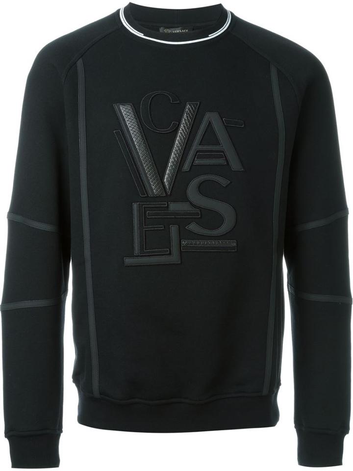 Versace Logo Patch Sweatshirt