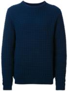 Hbns 'big Waffle' Sweatshirt, Men's, Size: Large, Blue, Cotton