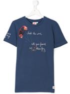 American Outfitters Kids Check The Wind T-shirt - Blue