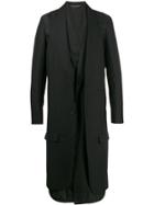 Comme Des Garçons Homme Plus Oversized Single-breasted Coat - Black