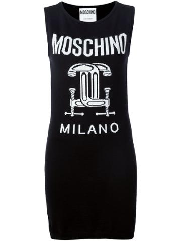 Moschino Interlocking C-clamp Knitted Dress