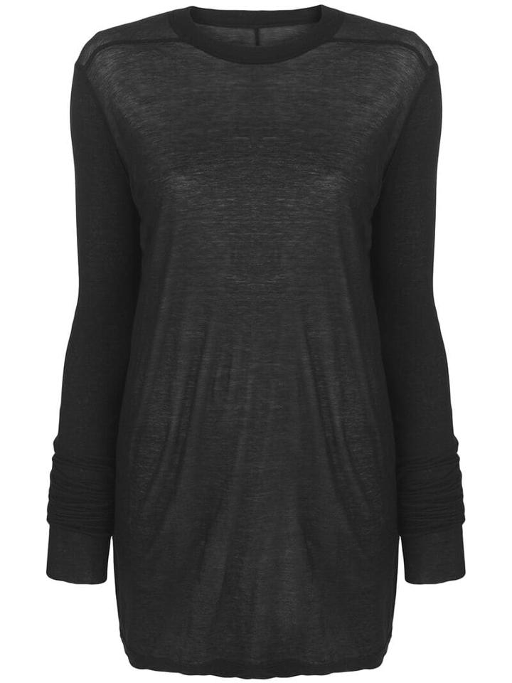 Rick Owens Drkshdw Longline Top - Black