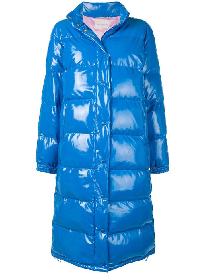 Alberta Ferretti Oversized 'friday'puffer Jacket - Blue