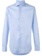 Corneliani Classic Shirt, Men's, Size: 39, Blue, Cotton