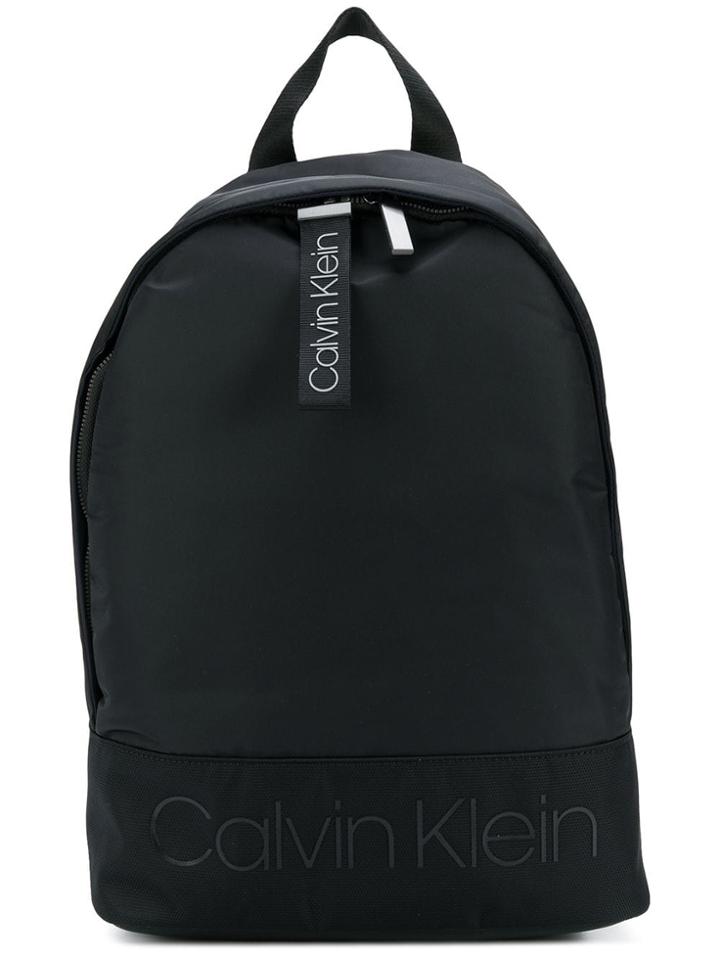 Calvin Klein Branded Backpack - Black