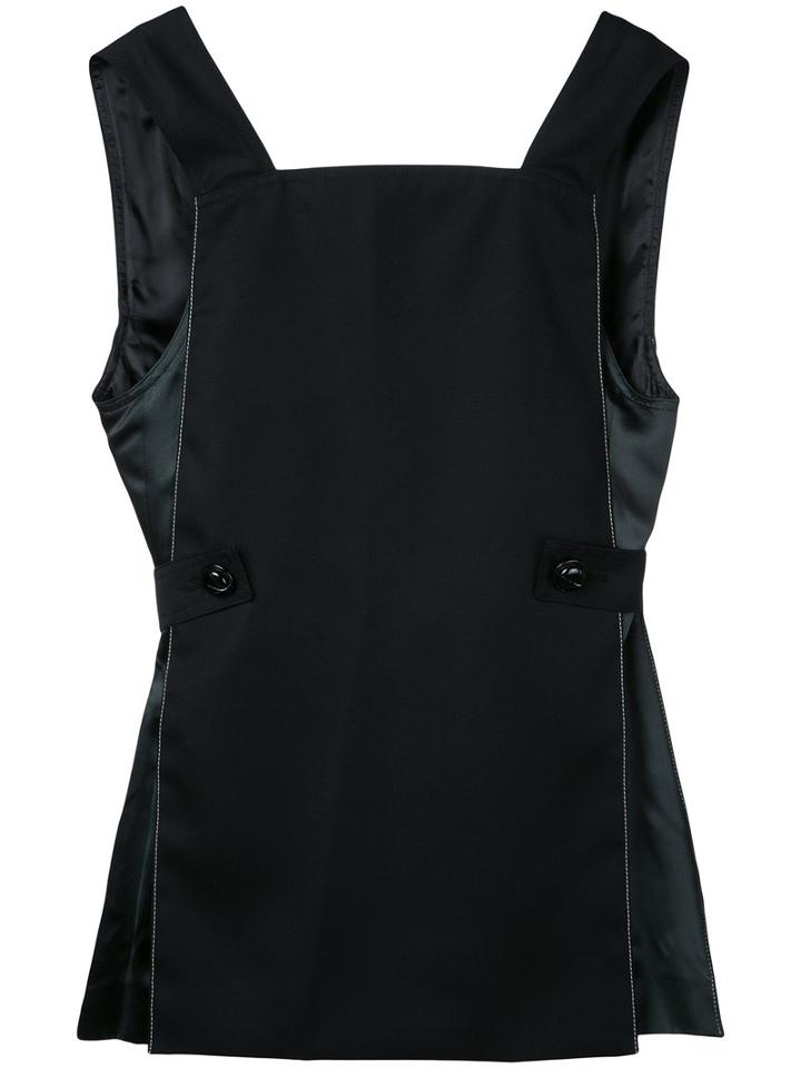 Lemaire - Pinafore Top - Women - Virgin Wool - 38, Black, Virgin Wool