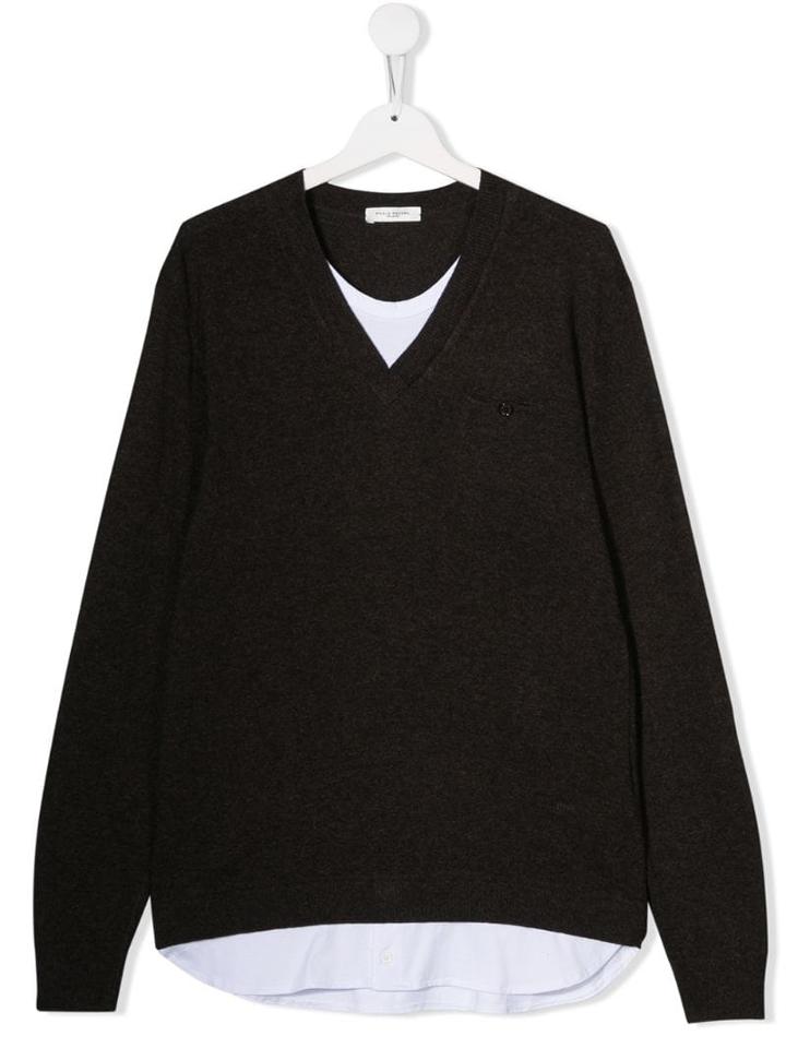 Paolo Pecora Kids Morot Sweatshirt - Brown