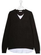 Paolo Pecora Kids Morot Sweatshirt - Brown