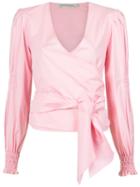Martha Medeiros Kenia Wrap Style Shirt - Pink