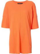 Daniel Patrick Oversized Thermal T-shirt, Women's, Size: Small, Yellow/orange, Cotton