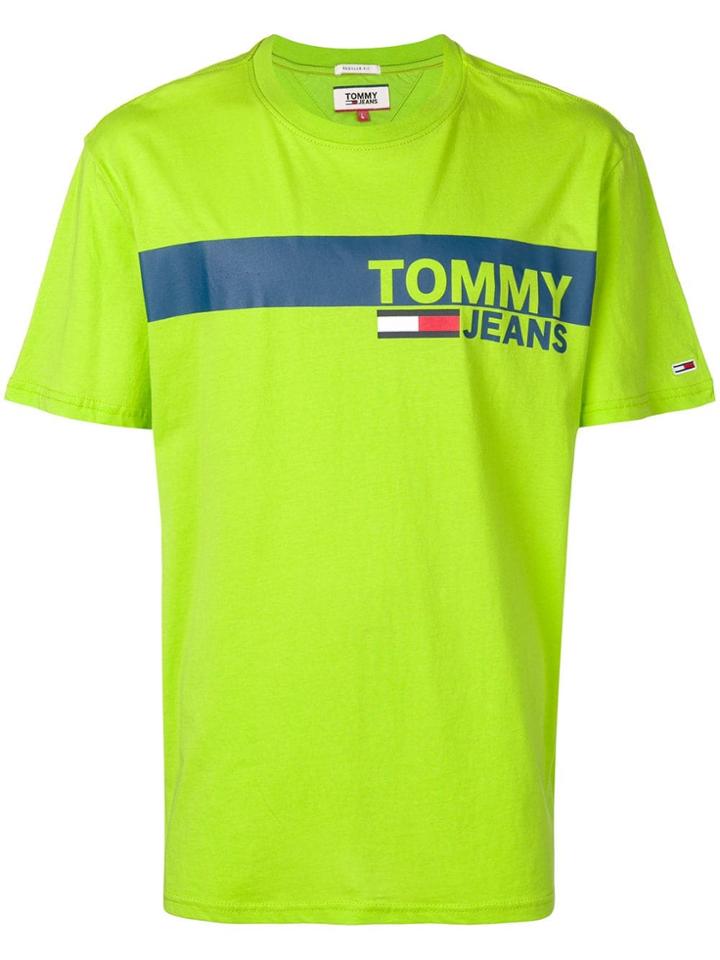 Tommy Jeans Logo Print T-shirt - Green