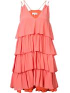 Apiece Apart 'canyons' Dress, Women's, Size: 4, Yellow/orange, Rayon/silk