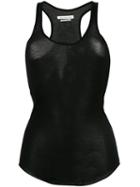 Isabel Marant Étoile Sheer Vest Top, Women's, Size: Small, Black, Modal
