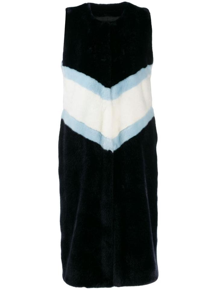 La Seine & Moi Diane Vest Coat - Blue