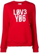 Red Valentino Love You Jumper
