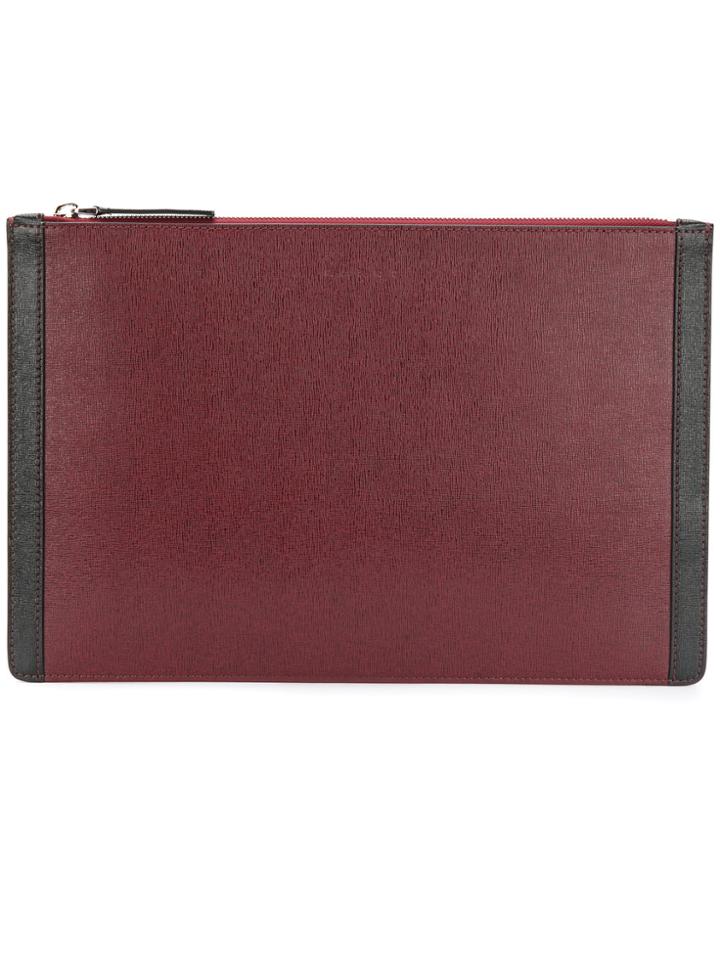 Marni Dual Colour Clutch Bag - Red