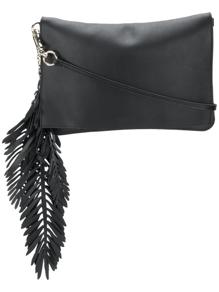 P.a.r.o.s.h. Coral Clutch Bag - Black